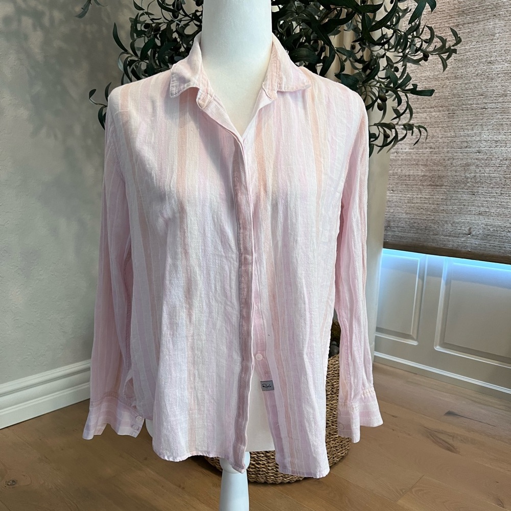 Rails Light Pink Small With Back Button Detail - image 1